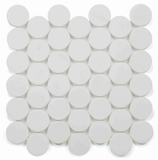 Penny Marble Large Dolomite Honed 2 x 2 11.75 x 12
