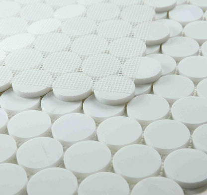 Penny Marble Large Dolomite Honed 2 x 2 11.75 x 12
