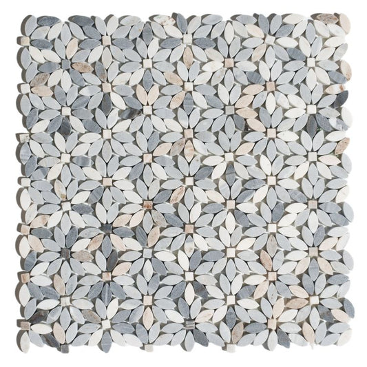 Daisy Wild Blue 12.75 x 12.5
