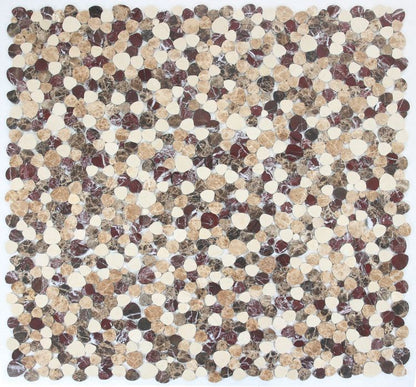 Aphrodite Burgundy Brown 12 x 12