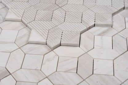 Eclipse Wooden White Honed 13 x 13