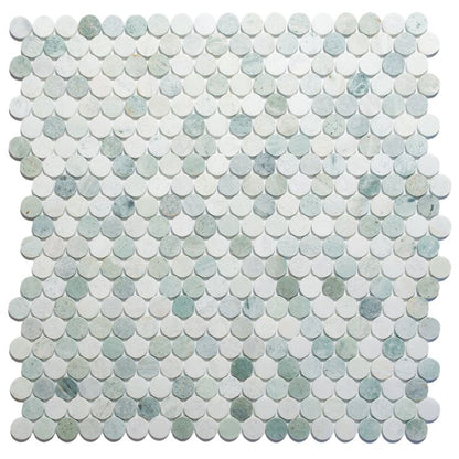 Penny Marble Large Green 11.75 x 12