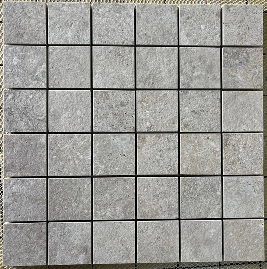 Beat Almond Square Mosaic 2 x 2 12 x 12