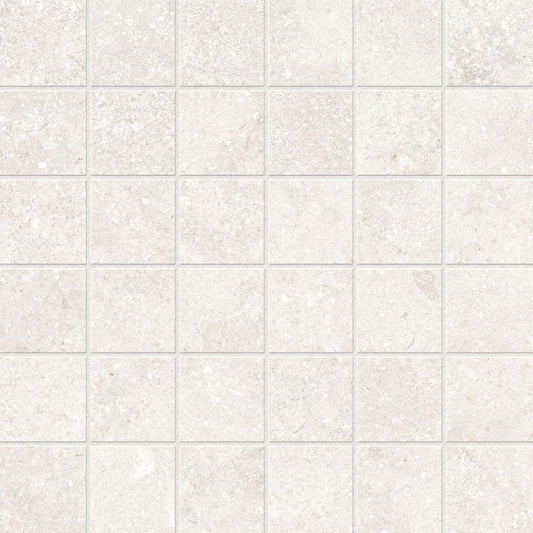 Untamed Wander White Mosaic 2 x 2 12 x 12