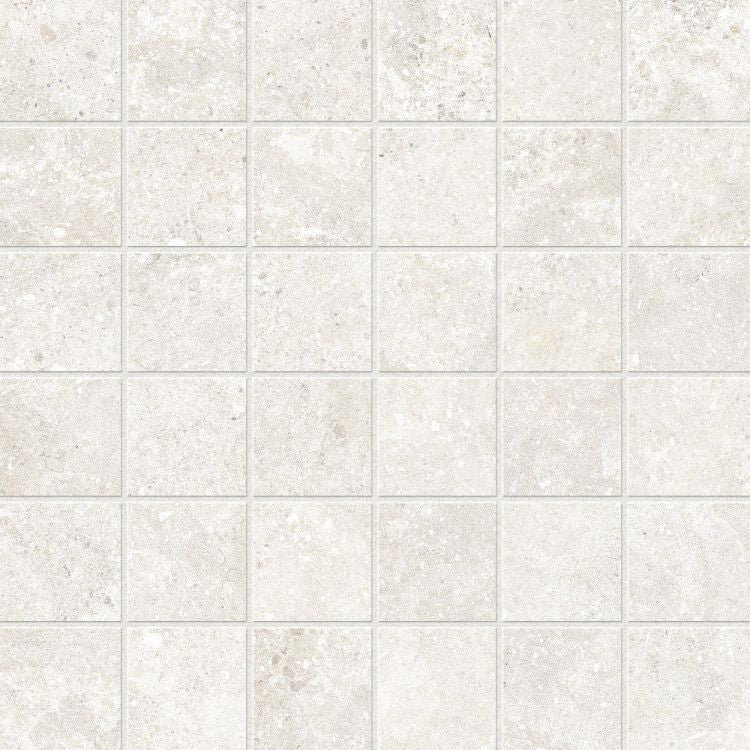 Untamed Wander White Mosaic 2 x 2 12 x 12