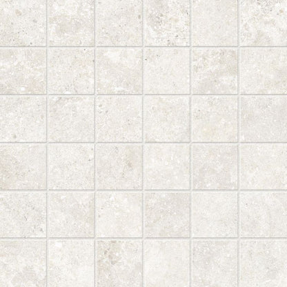 Untamed Wander White Mosaic 2 x 2 12 x 12