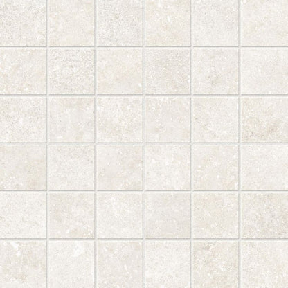 Untamed Wander White Mosaic 2 x 2 12 x 12