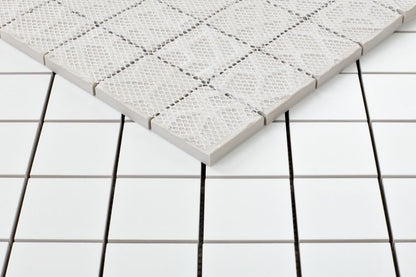 Malaysia Roy White Matte Mosaic 12 x 12