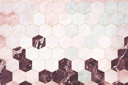 Block Azul 6" Hexagon Matte Glazed Porcelain